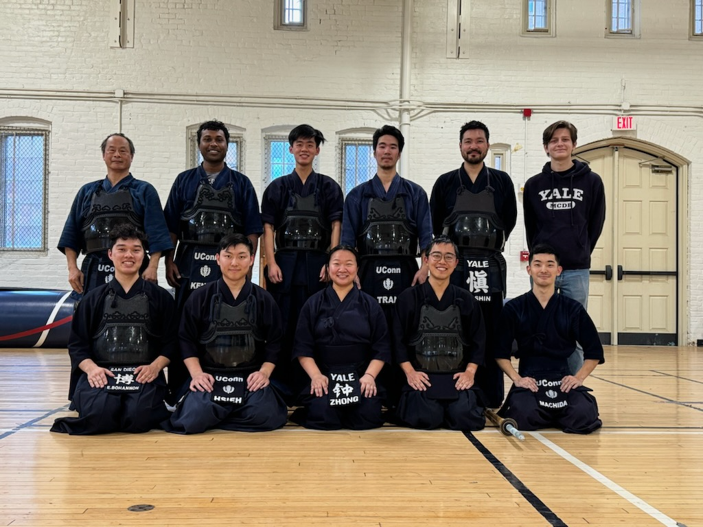Joint practice with UConn Kendo Club at UConn, November 2023